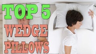 Best Wedge Pillows 2023 – Top 5 Wedge Pillow For Side Sleeper [upl. by Ymmak]