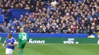 everton vs west ham ludek miklosko chant 1252013 [upl. by Zack]