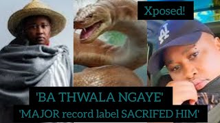 Malome Vector was SACRIFED by a major record label BA THWALA NGAYE to enrich themselves allegedly [upl. by Dinnage]