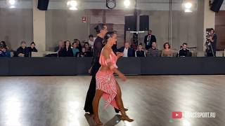 Samba  Andrea Silvestri  Varadi Martina HUN  WDSF World Open Latin  DanceSport Cup 2020 [upl. by Alvera]