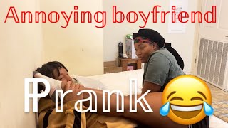 ANNOYING MY BOYFRIEND PRANK TO GET HIS REACTION MUST WATCH😂😂😂 [upl. by Annalee885]