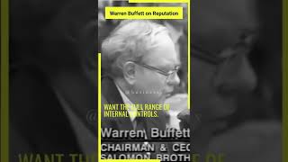 Warren Buffett I need Reputation not money [upl. by Billat790]