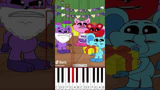 Happy Birthday GrandpaCatNap 😂 PADLOTOON  Octave Piano Tutorial [upl. by Haile859]