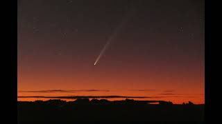 Comet TsuchinshanATLAS rising in morning twilight [upl. by Fries522]