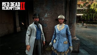 John Antagonizing Strangers in Saint Denis No Witness  RDR2 [upl. by Alesandrini]