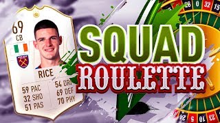 THE CRAZIEST SQUAD BUILDER SERIES EVER FIFA 19 SQUAD ROULETTE Icon Declan Rice [upl. by Ahtnams326]