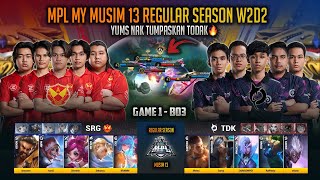 MISSION YUMS LANGGAR TODAK 🔥 SELANGOR RED GIANTS VS TODAK GAME 1 MPL MY MUSIM 13 W2D2 MOBILE LEGENDS [upl. by Annahtur635]