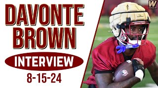 FSU DB Davonte Brown talks about Preseason Practice FSU Secondary  FSU Football  Warchant TV FSU [upl. by Eednil383]