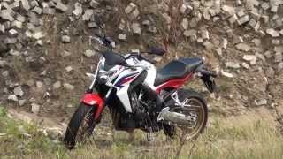 Test Honda CB 650 F 2015  Begyndervenlige streetfighter [upl. by Khajeh]