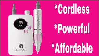 Rechargeable Nail Drill SC320F MelodySusieOfficial [upl. by Ahtnama430]