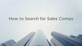 How to Search for Sales Comps [upl. by Lap]