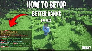 How To Setup Better Ranks in Your Minecraft Server Use Item Adder Plugin For Free [upl. by Lenrad]