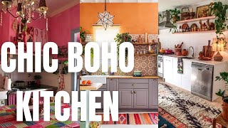 Chic Boho Kitchen Ideas Colorful Bohemian Kitchen Decoration [upl. by Merrile]