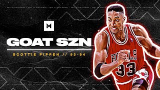 When Scottie Pippen Played WITHOUT MJ He Was MVP Caliber 199394 Highlights  GOAT SZN [upl. by Raynor]