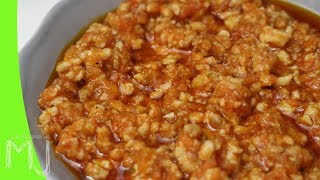 CÓMO HACER SALSA BOLOÑESA  Para acompañar platos de pasta [upl. by Brozak]