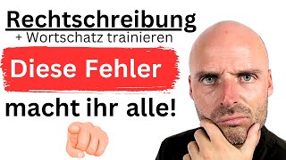 Rechtschreibung und Wortschatz trainieren  Schaffst du diesen Test [upl. by Arahk]