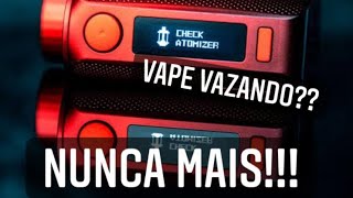 CHECK ATOMIZER VAPE VAZANDO como resolver rapidamente [upl. by Frangos]