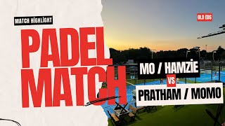 Mo  Hamzie vs Pratham  Momo Padel Game [upl. by Amyaj]