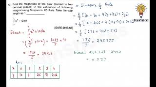 GATE Engg Maths Previous Year  Numerical Integration  Part 3  Rajat Kumar AIR 5 GATE 2023 ECE [upl. by Tallu629]