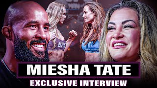 MIESHA TATE vs RONDA ROUSEY AT UFC 300  EXCLUSIVE IN STUDIO INTERVIEW [upl. by Eittol403]