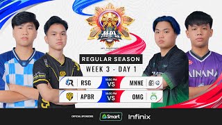 🔴LIVE  MPL PH S13  ENGLISHWeek3 Day 1 [upl. by Nirrac]