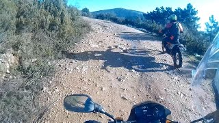 KTM 250 EXCF  Bajaj Boxer 150  Yamaha YBR 125 OffRoad [upl. by Shull463]