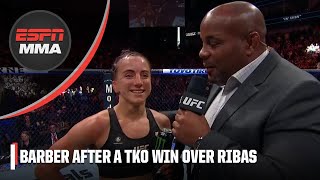 UFC Nashville Maycee Barber Octagon Interview [upl. by Pate]