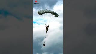 Why do paratroopers still use round parachutes facts defence airforce science warlogs [upl. by Novehs]