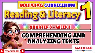 GRADE 1 READING AND LITERACY 1 QUARTER 3 WEEK 1 [upl. by Llyrehc310]