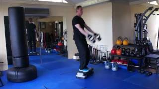 Kettlebell swing box jump [upl. by Gardner]