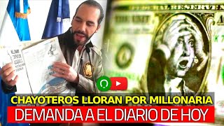 😳 ¡Demandan por 10 Millones de Dólares a El Diario de Hoy por CHAMBROSOS [upl. by Kier917]