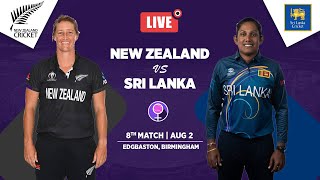 🔴 LIVE Match 8  New Zealand vs Sri Lanka Women  Commonwealth Games Cricket  B2022 CWG2022 [upl. by Alekin]