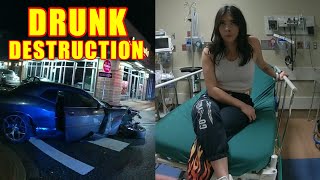 Drunk 21YearOld Hits Parked Cars Buildings and Benches [upl. by Amalia]