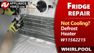 Refrigerator Not Cooling  Defrost Heater issues  Factory Technician Diagnostic amp Repair [upl. by Alano535]