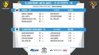 ClaremontNedlands  1s v Perth  1s [upl. by Harrell75]