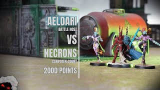 Aeldari VS Necron  Warhammer 40000 Battle Report ITA [upl. by Ueihtam]