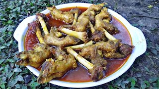 Mutton paya gravy  Goat leg soup  Bakre ke paye ki recipe  Mutton paya masala curry [upl. by Cut912]