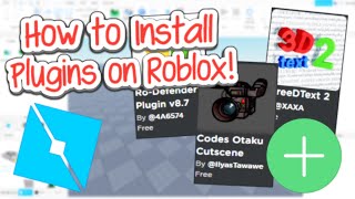 How to Install Plugins on Roblox Studio 2024 [upl. by Ayekan492]