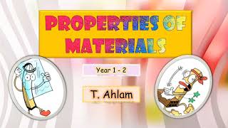 Properties of Materials Materials Science Year 1 [upl. by Laersi551]