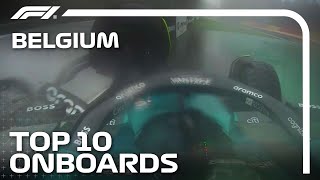 Oscars Overtake First Lap Chaos And The Top 10 Onboards  2024 Belgian Grand Prix  Qatar Airways [upl. by Einniw]