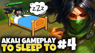 3 Hours of Relaxing Akali gameplay to fall asleep to Part 4  Professor Akali [upl. by Brentt]