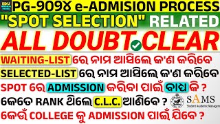 PG 4TH ROUND ADMISSION PROCESS  PG SPOT SELECTION BIG UPDATE  ALL DOUBT CLEAR ✅  CPET SPOT [upl. by Lopez]