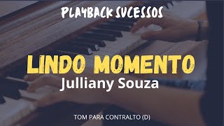 LINDO MOMENTO  PLAYBACK CONTRALTO D JULLIANY SOUZA [upl. by Anaitsirc446]