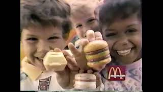 1987 McDonalds Happy Meal Guys Changables Happy Meal Commercial [upl. by Lewellen]