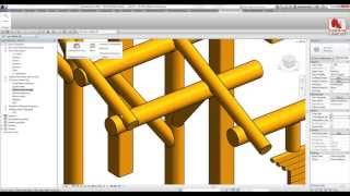 Godzina z eskpertem  Drewniane konstrukcje szkieletowe w Revit 2014 Od modelu do dokumentacji [upl. by Ayle]