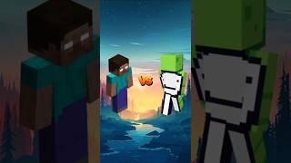 Minecraft herobrine vs dream challenge minecraft trending viral shorts dream gaming despacito [upl. by Kermy]