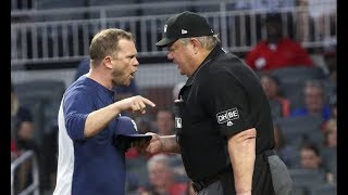 MLB Contact With Umpire VERY BAD [upl. by Enomaj]