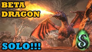 Ark Survival Evolved  SOLOSP Beta Dragon Boss Fight [upl. by Bray]