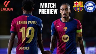 Barcelona vs Alaves  Match Preview La Liga 202425 [upl. by Alemaj697]