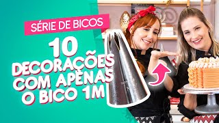 Bico 1M  10 decorações  Série de Bicos [upl. by Roxi]